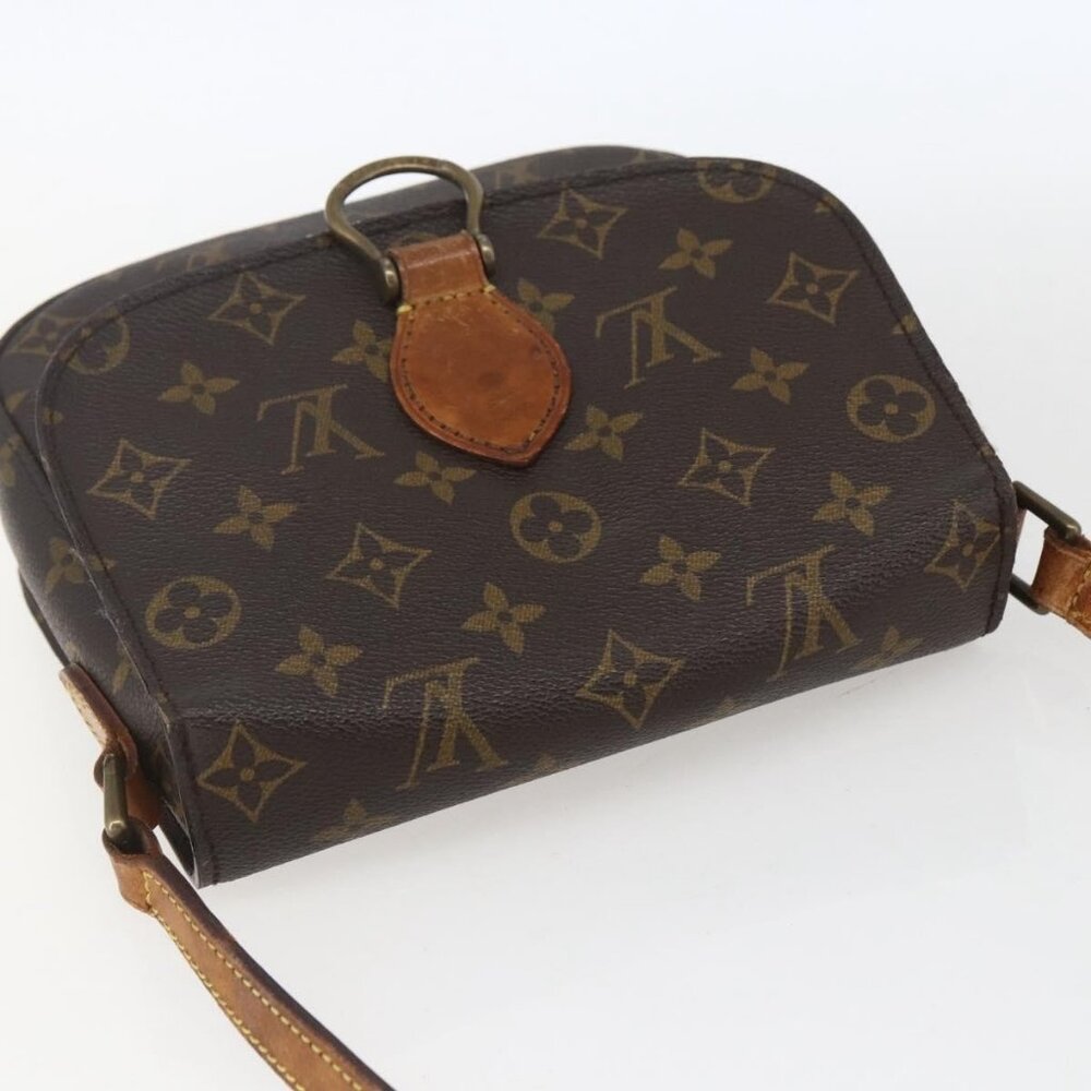 Authentic LOUIS VUITTON Monogram Saint Cloud MM Shoulder Bag M51243 LV - Picture 13 of 16